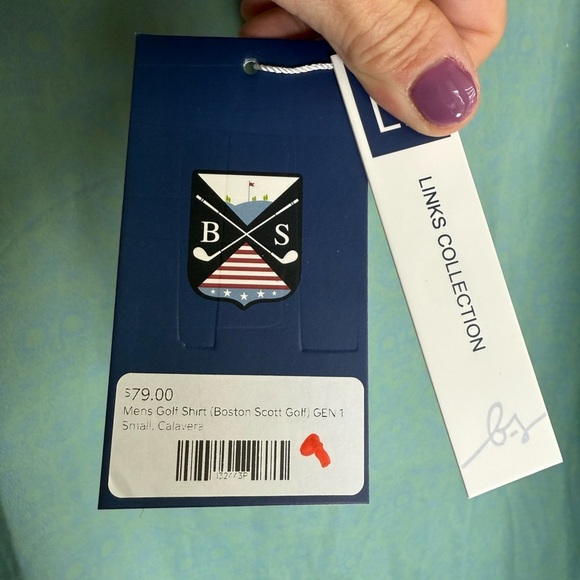 Boston Scott Golf Polo shirt • NWT • Men’s small - Picture 3 of 5